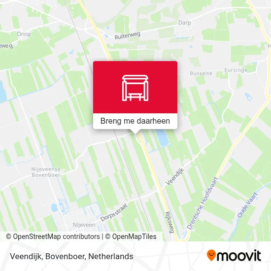 Veendijk, Bovenboer kaart