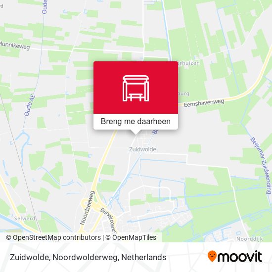 Zuidwolde, Noordwolderweg kaart