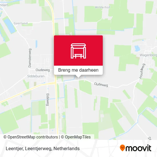 Leentjer, Leentjerweg kaart