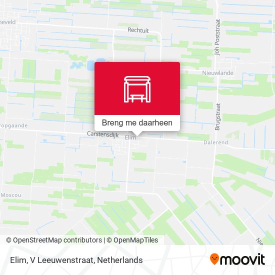 Elim, V Leeuwenstraat kaart