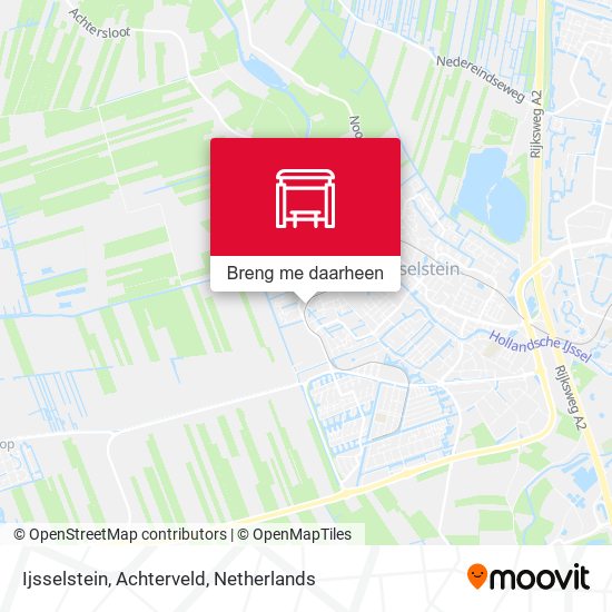 Ijsselstein, Achterveld kaart