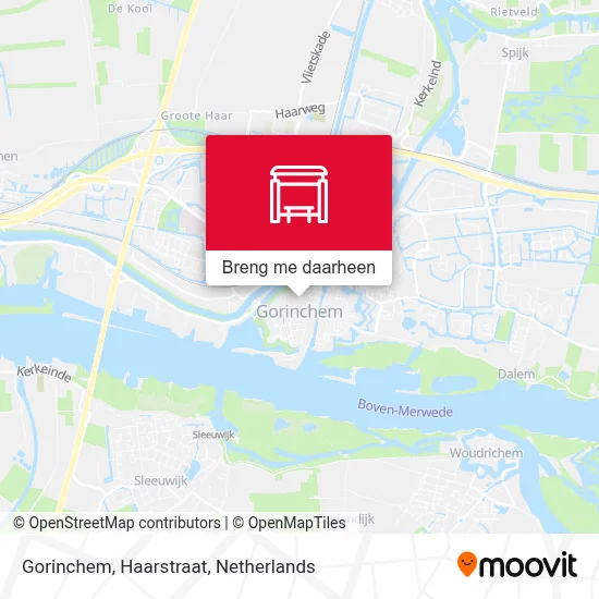 Gorinchem, Haarstraat kaart