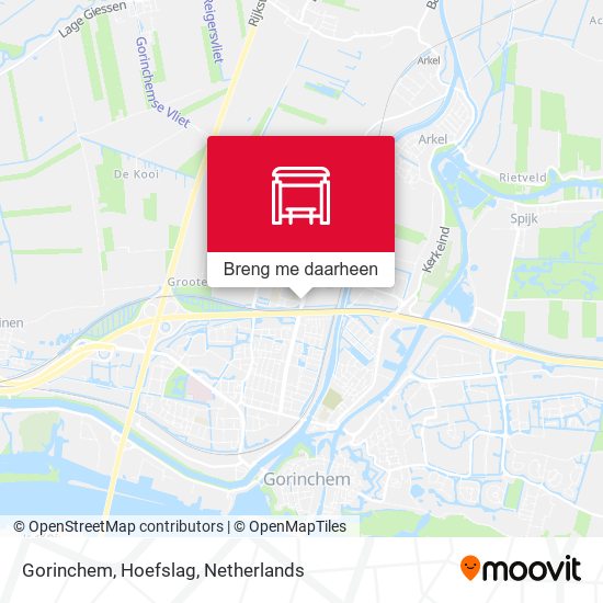 Gorinchem, Hoefslag kaart