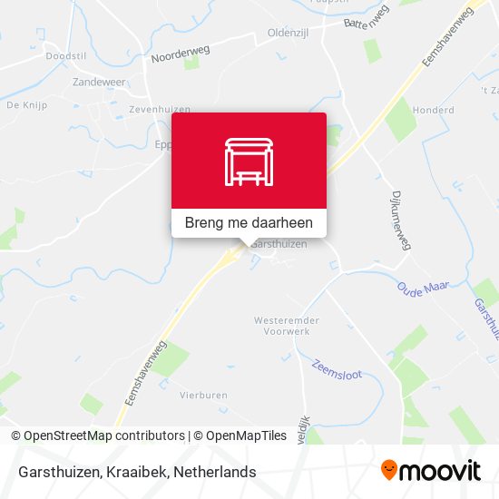 Garsthuizen, Kraaibek kaart