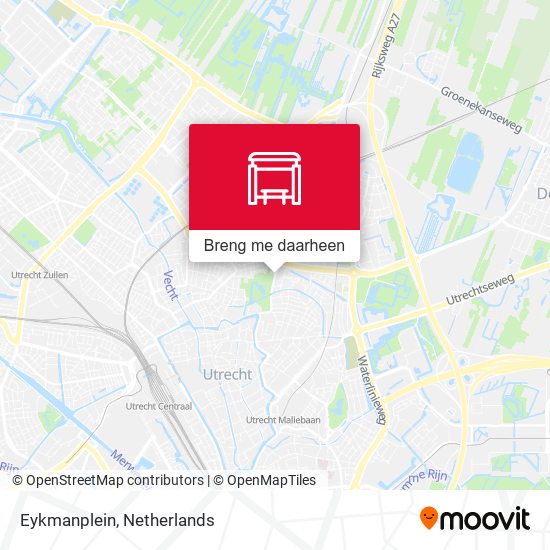 Eykmanplein kaart