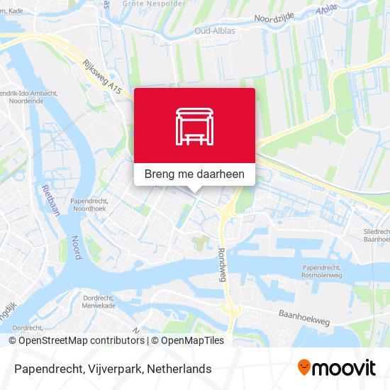 Papendrecht, Vijverpark kaart