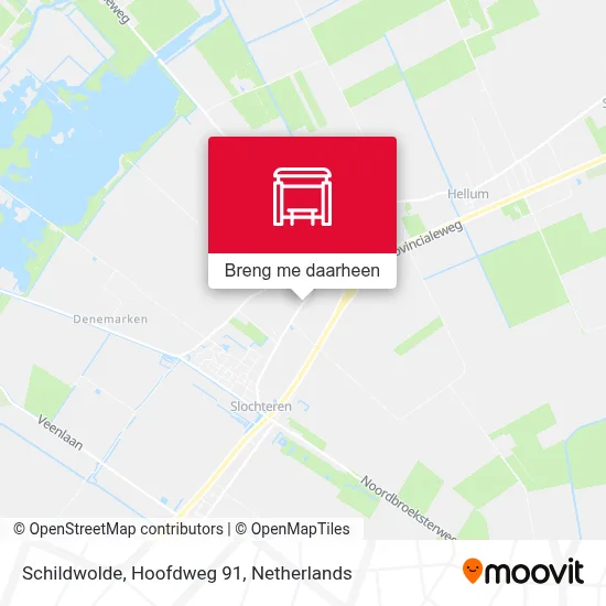 Schildwolde, Hoofdweg 91 kaart