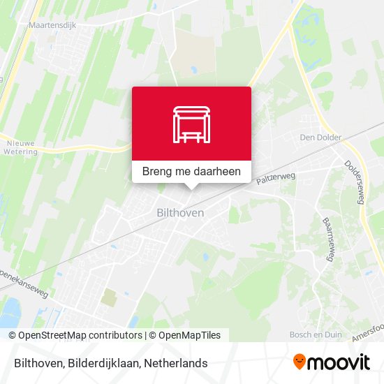 Bilthoven, Bilderdijklaan kaart
