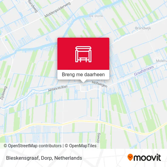 Bleskensgraaf, Dorp kaart