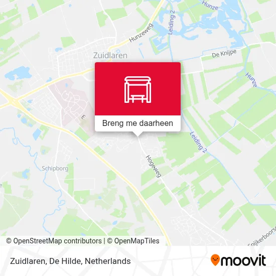 Zuidlaren, De Hilde kaart