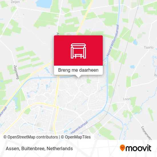 Assen, Buitenbree kaart