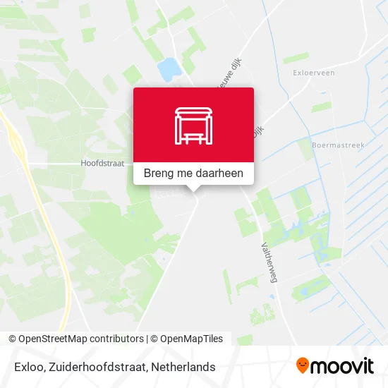 Exloo, Zuiderhoofdstraat kaart