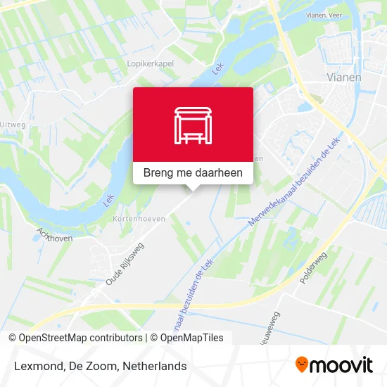 Lexmond, De Zoom kaart