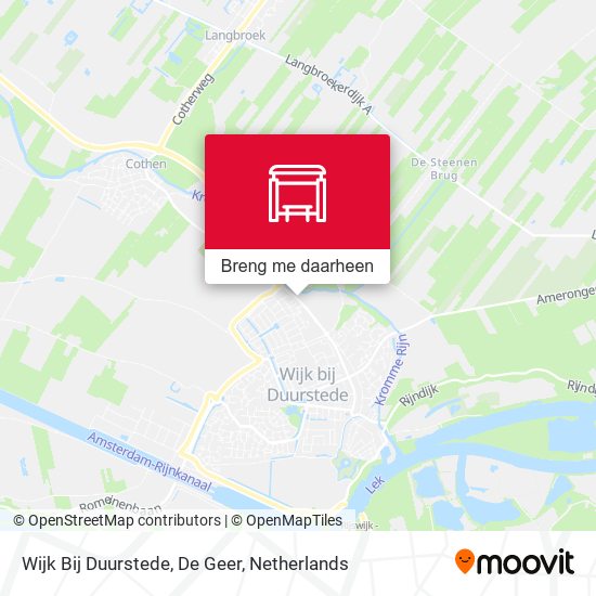 Wijk Bij Duurstede, De Geer kaart