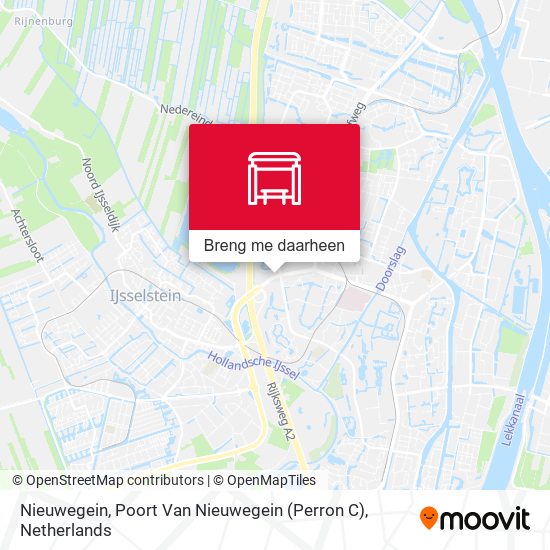 Nieuwegein, Poort Van Nieuwegein (Perron C) kaart
