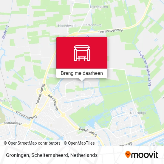 Groningen, Scheltemaheerd kaart