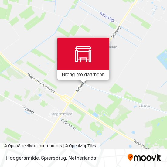 Hoogersmilde, Spiersbrug kaart