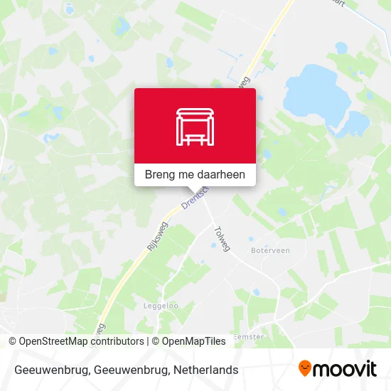 Geeuwenbrug, Geeuwenbrug kaart