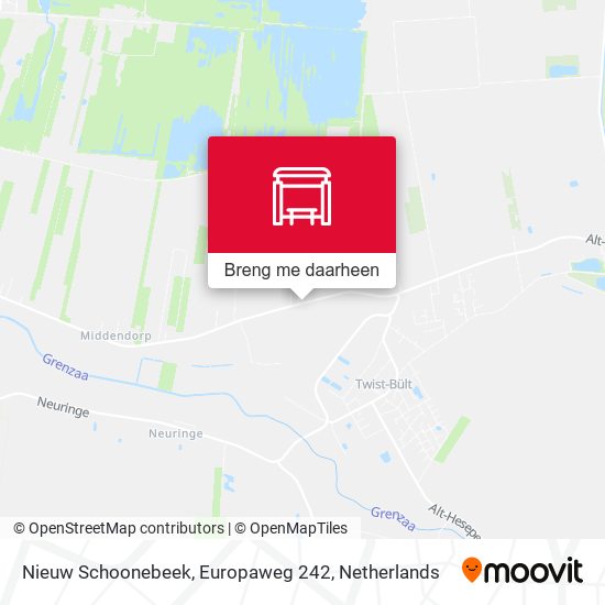 Nieuw Schoonebeek, Europaweg 242 kaart