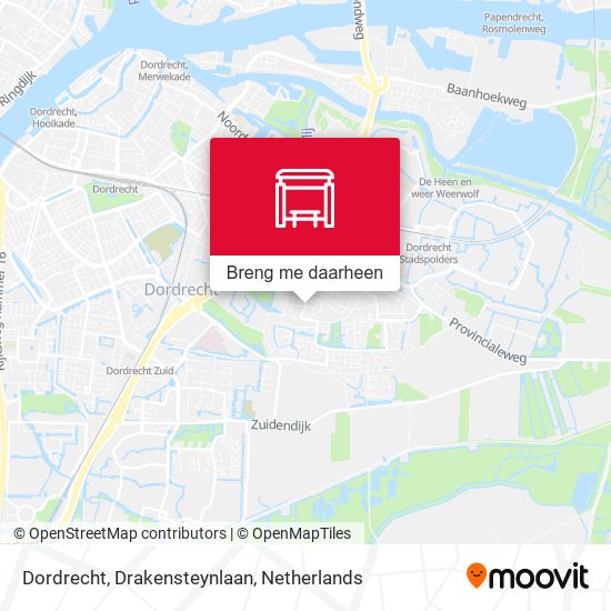 Dordrecht, Drakensteynlaan kaart