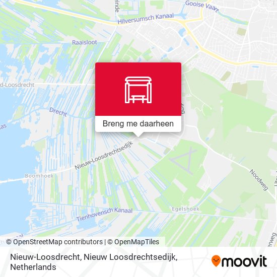 Nieuw-Loosdrecht, Nieuw Loosdrechtsedijk kaart