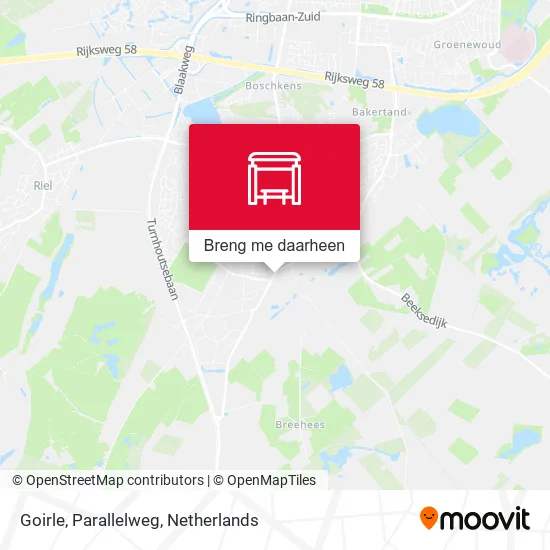 Goirle, Parallelweg kaart