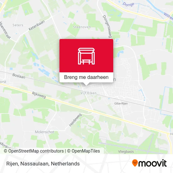 Rijen, Nassaulaan kaart