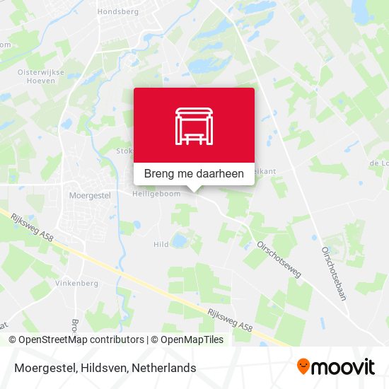 Moergestel, Hildsven kaart