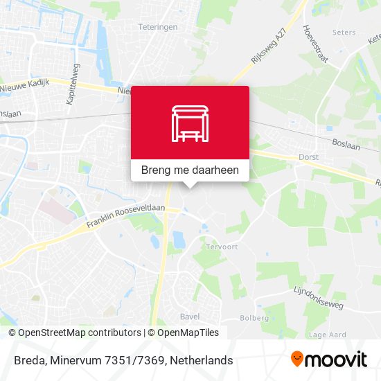 Breda, Minervum 7351/7369 kaart