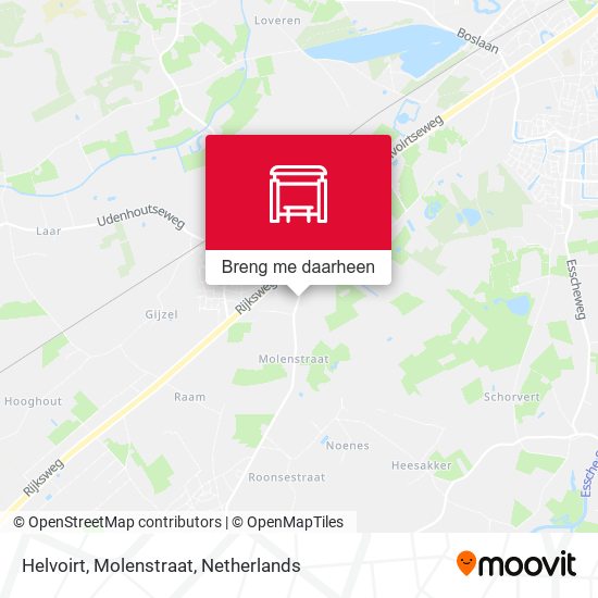 Helvoirt, Molenstraat kaart
