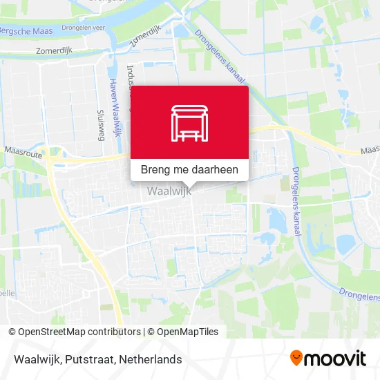 Waalwijk, Putstraat kaart