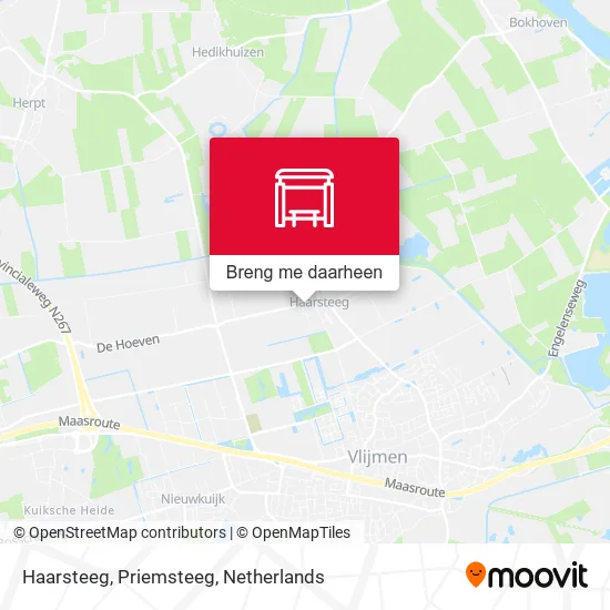 Haarsteeg, Priemsteeg kaart