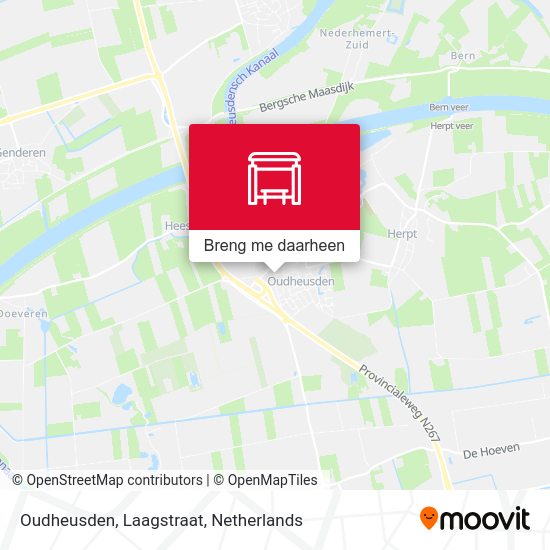 Oudheusden, Laagstraat kaart