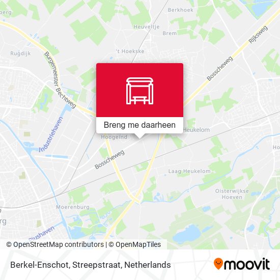 Berkel-Enschot, Streepstraat kaart