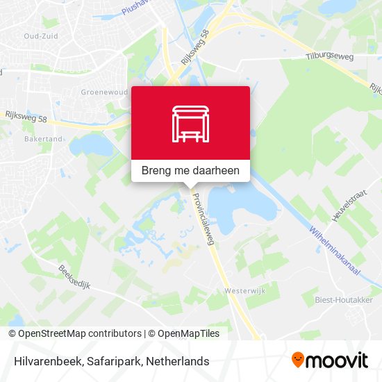 Hilvarenbeek, Safaripark kaart
