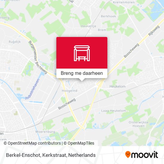 Berkel-Enschot, Kerkstraat kaart
