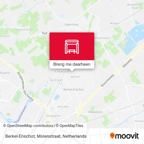 Berkel-Enschot, Molenstraat kaart