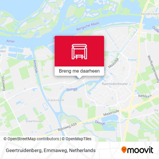 Geertruidenberg, Emmaweg kaart