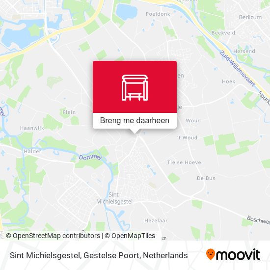 Sint Michielsgestel, Gestelse Poort kaart