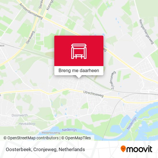 Oosterbeek, Cronjeweg kaart