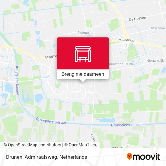 Drunen, Admiraalsweg kaart