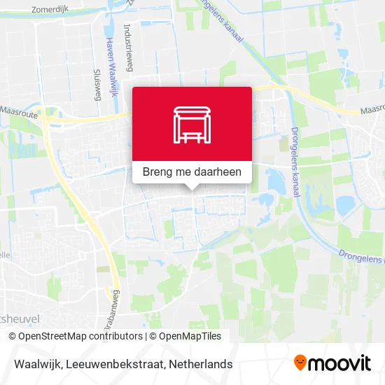 Waalwijk, Leeuwenbekstraat kaart