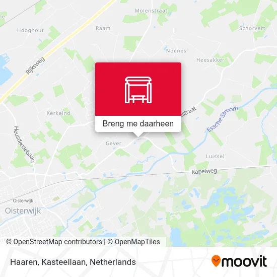 Haaren, Kasteellaan kaart