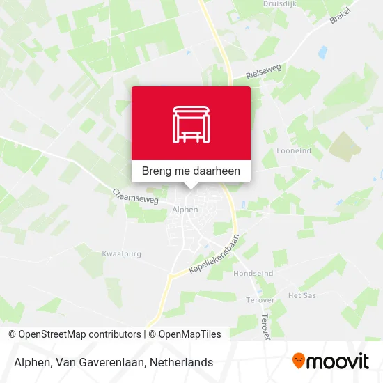 Alphen, Van Gaverenlaan kaart