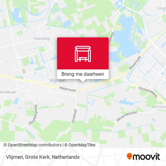 Vlijmen, Grote Kerk kaart