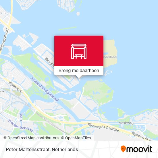 Peter Martensstraat kaart