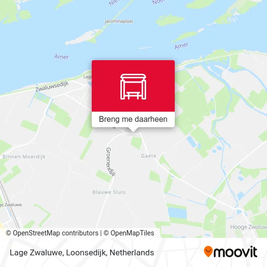 Lage Zwaluwe, Loonsedijk kaart