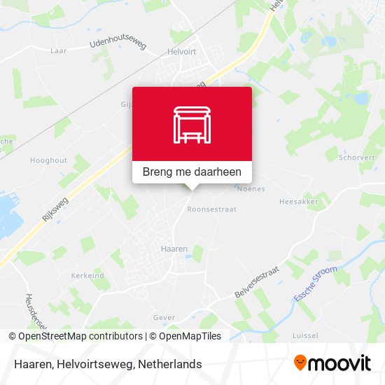 Haaren, Helvoirtseweg kaart