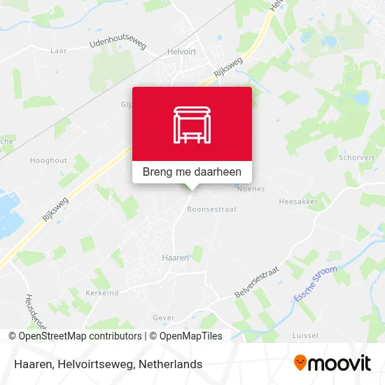 Haaren, Helvoirtseweg kaart
