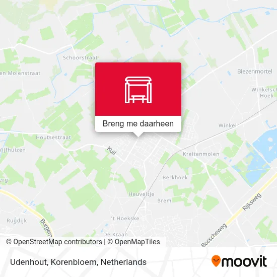 Udenhout, Korenbloem kaart
